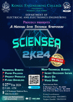 SCIENSEA 2K24 Technical Festival Poster